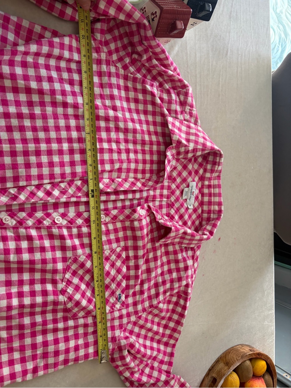 Vineyard Vines Pink and White Gingham Button-Down Shirt - Picture 7 of 9